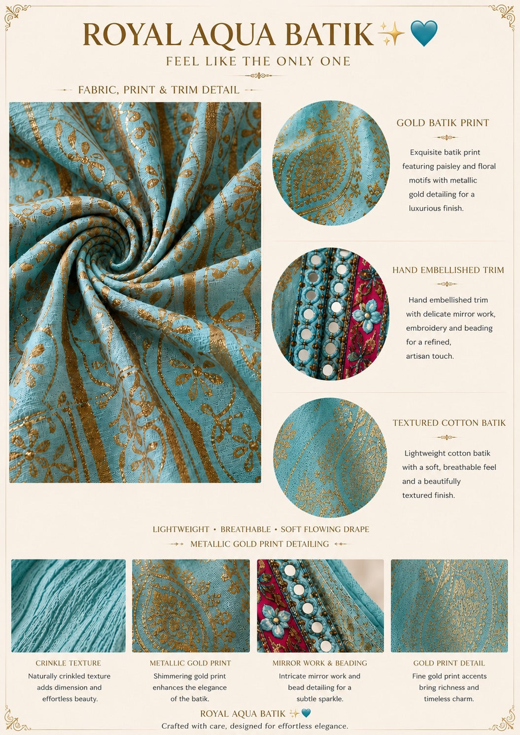 ROYAL AQUA BATIK🩵