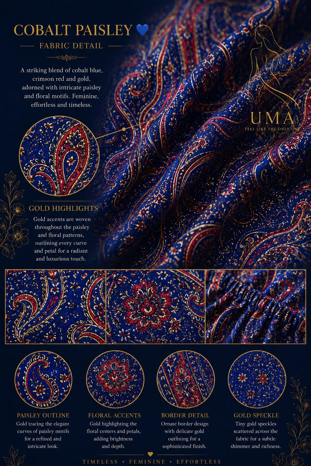 COBALT PAISLEY💙