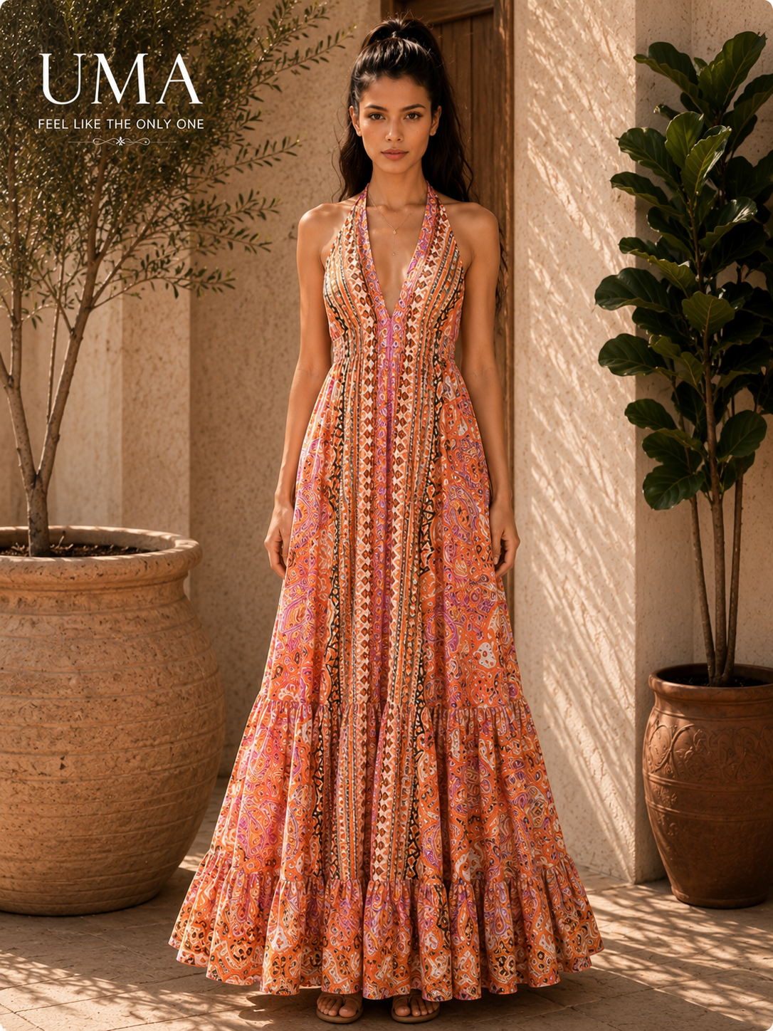 ORANGE PAISLEY🧡