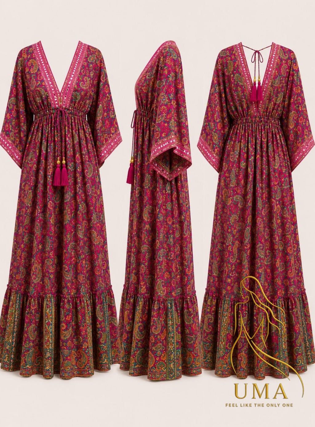 ROYAL PINK PAISLEY💖♥️