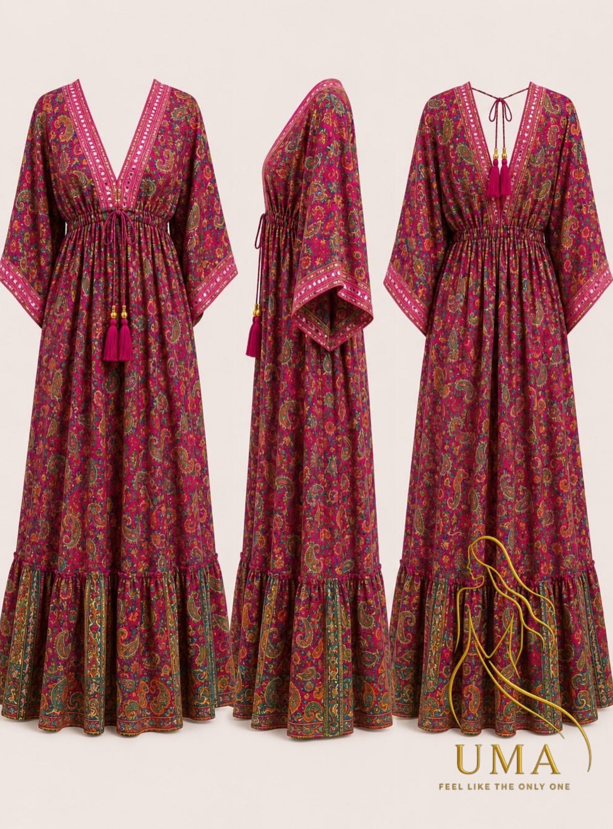 ROYAL PINK PAISLEY💖♥️