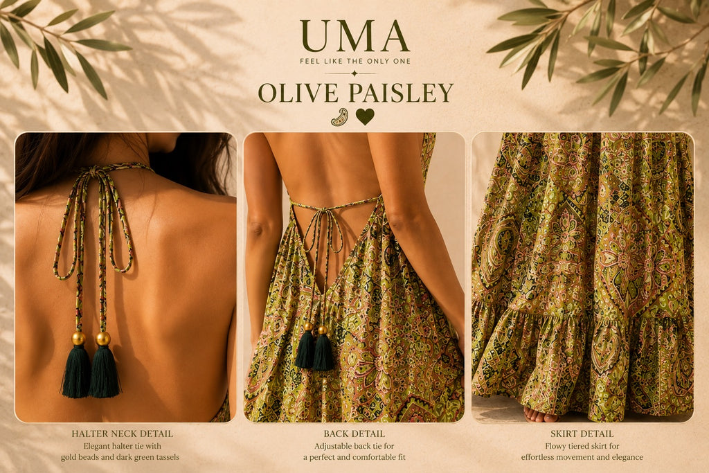 OLIVE PAISLEY 💚