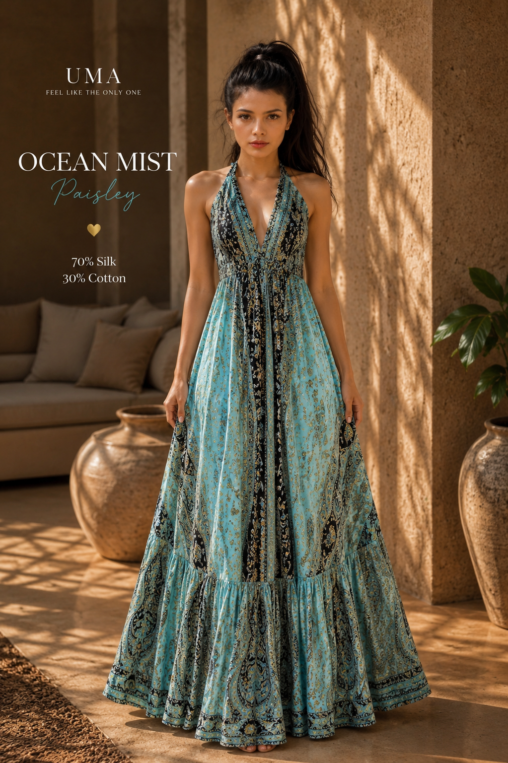 OCEAN MIST PAISLEY 🩵
