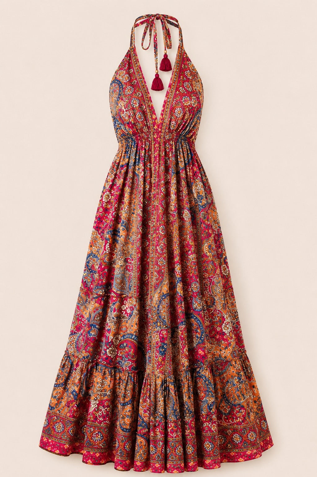 ROYAL FUCHSIA PAISLEY❤️